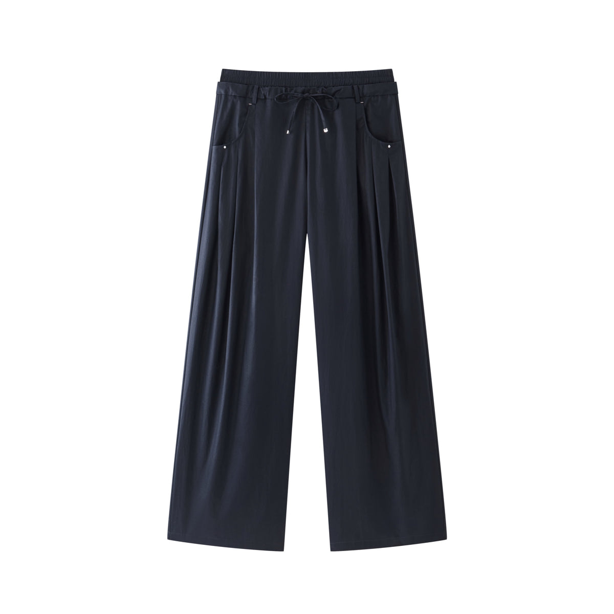 Women's Casual Double-Waist Straight Leg Pants