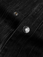 Men's Casual Loose-Fit Short-Sleeve Denim Shirt