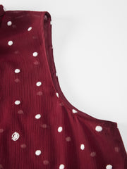 Women's Casual Polka Dot Camisole Top Two-Piece Set