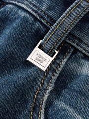 Men's Casual Vintage Straight-Leg Jeans