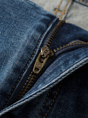 Men's Casual Vintage Straight-Leg Jeans