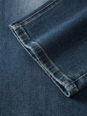 Men's Casual Vintage Straight-Leg Jeans