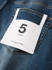 Men's Casual Vintage Straight-Leg Jeans