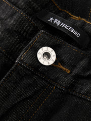 Men's Vintage Black Washed Jeans