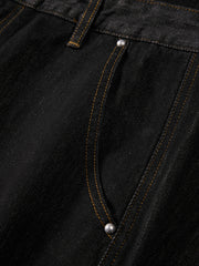 Men's Vintage Black Washed Jeans