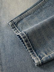 Men's  Vintage Distressed Washed Versatile Jeans