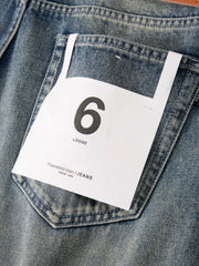 Men's  Vintage Distressed Washed Versatile Jeans