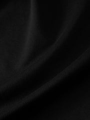 Men's Casual Tapered Black Drape-Fit Trousers