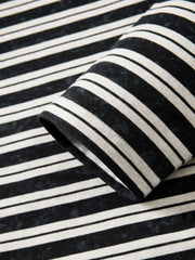 Men's Casual Striped Faux-Layer Long-Sleeve T-Shirt