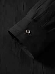 Men's Casual Bark-Textured Shirt