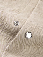 Men's Casual Textured Jacquard Shirt