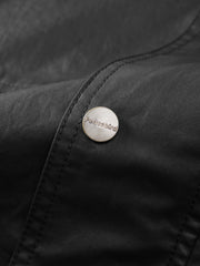 Men's Casual Waxed-Fabric Jacket