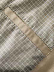 Men's Barn-Style Contrast-Collar Utility Jacket