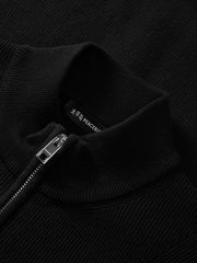 Men's Casual Stand-Collar Sweater Jacket