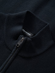 Men's Casual Stand-Collar Sweater Jacket