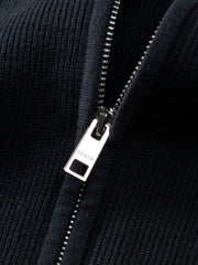 Men's Casual Stand-Collar Sweater Jacket