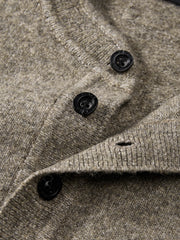 Men's Casual Henley Solid Sweater