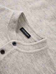 Men's Casual Henley Solid Sweater