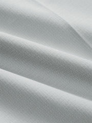 Men's Gray Textured Straight-Leg Pants