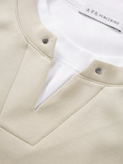 Men's Casual Faux-Layer Short Sleeve Tee