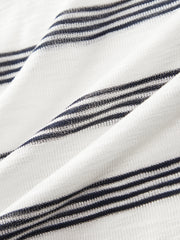 Men's Casual  Striped Henley Long-Sleeve T-Shirt