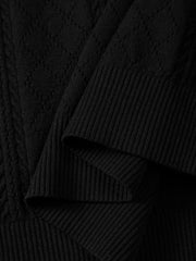 Men's Old Money Style 3D Cable-Knit Polo Shirt