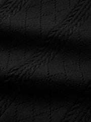Men's Old Money Style 3D Cable-Knit Polo Shirt