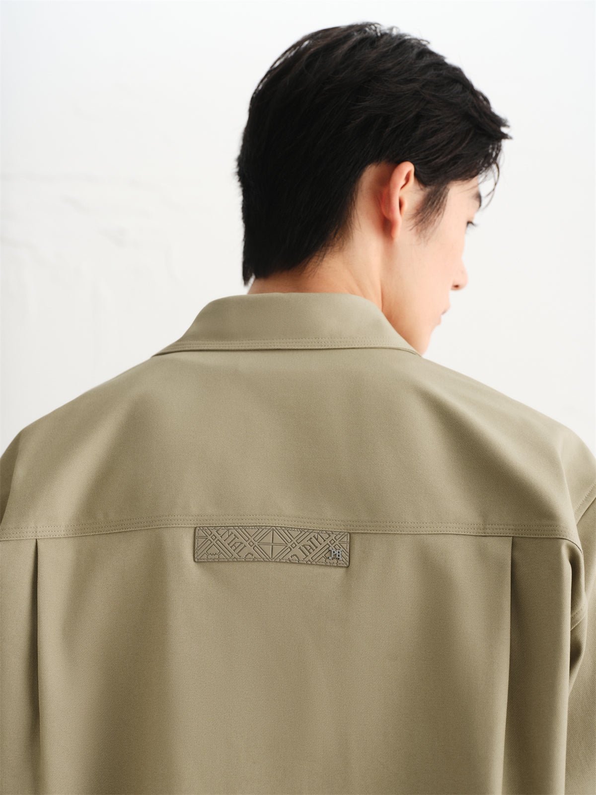 Men's Solid Oversized Shirt