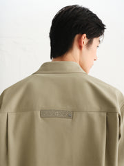 Men's Solid Oversized Shirt