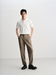 Men's 3D Jacquard Polo Shirt