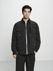 Men's Lightweight Utility Down Shirt Jacket