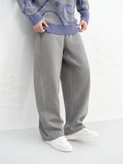 Men's Relaxed Curved-Leg Sweatpants