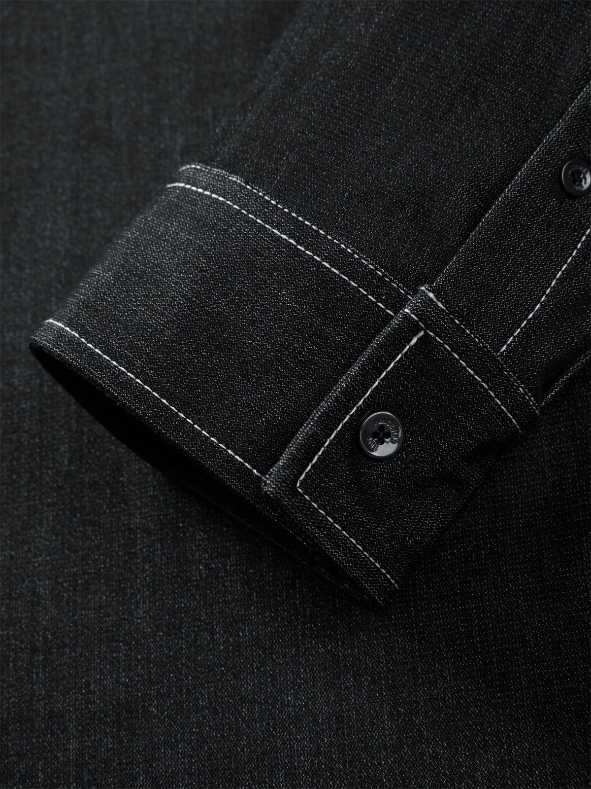 Men's Relaxed Contrast-Stitch Shirt
