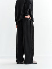 Men's Side Jacquard-Panel Straight-Leg Pants