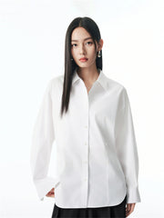 Women's Oversized Pleated Shirt