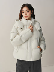 Women's Short Quilted Puffer Jacket