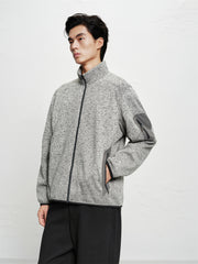 Men's Fleece-Lined Stand-Collar Jacket