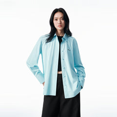 Women's Relaxed Shirt with Detachable Tie