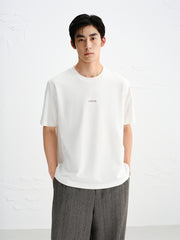 Men's Short-Sleeve T-Shirt with Back Embroidery