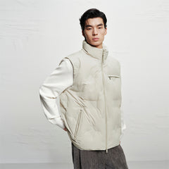 Men's Embossed Down Vest
