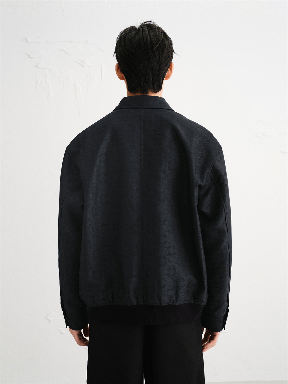Men's Vintage Allover Subtle Jacquard Jacket
