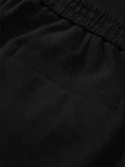 Men's Straight-Leg Textured Sweatpants