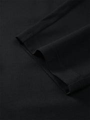 Men's Black Suit Pants in 3D Jacquard