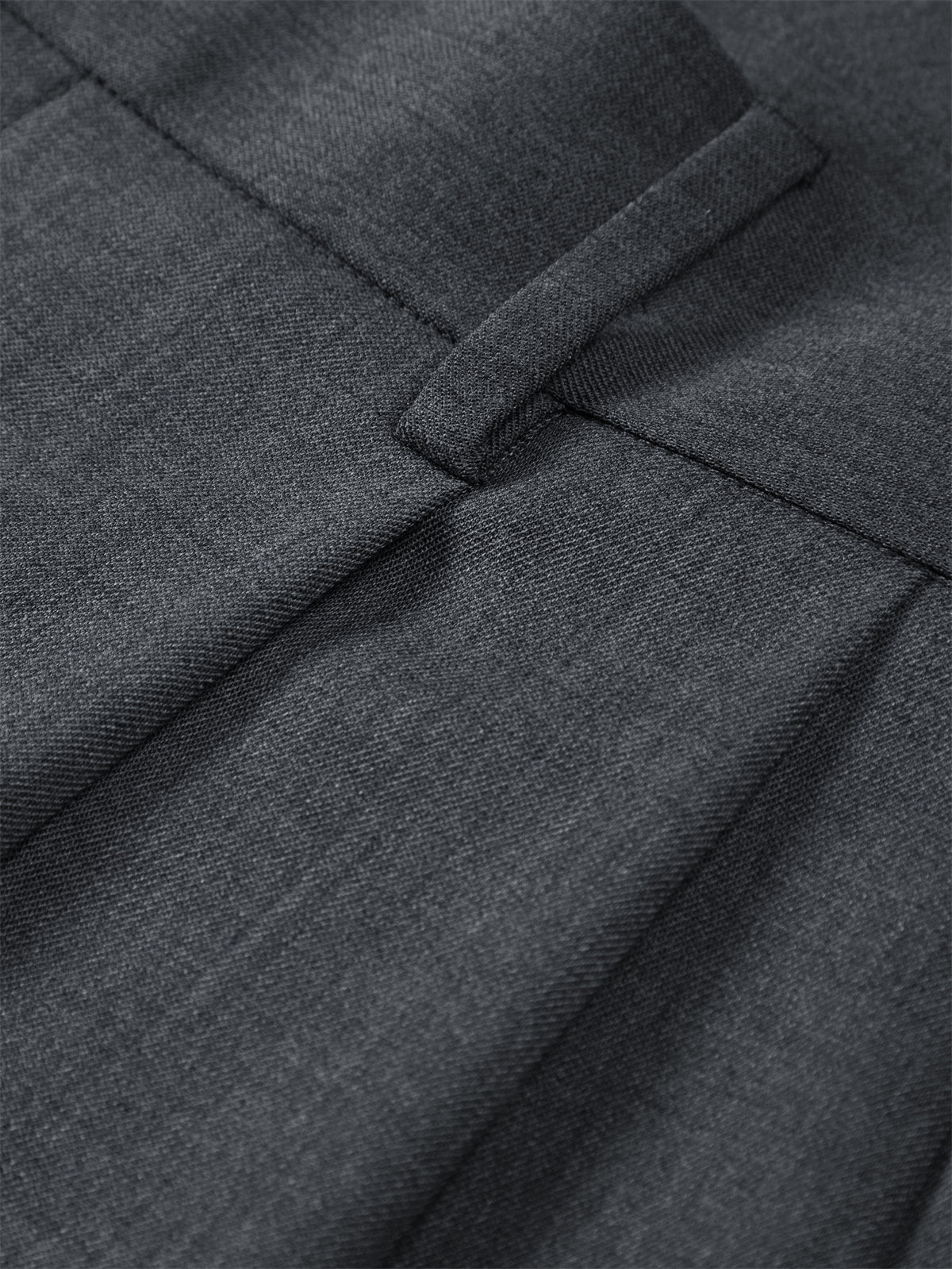 Men's Grey Relaxed Tapered Suit Pants