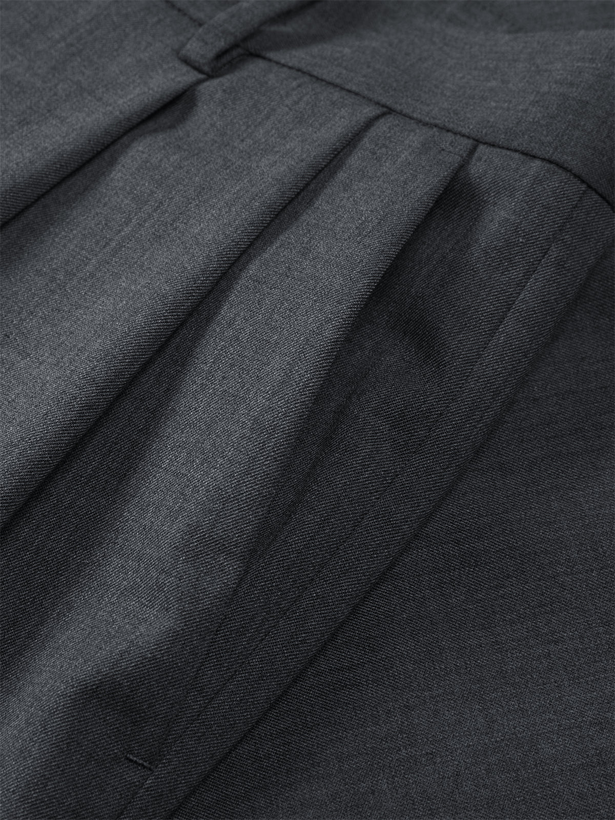 Men's Grey Relaxed Tapered Suit Pants