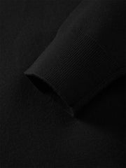 Men's Contrast-Panel Henley Knit Sweater