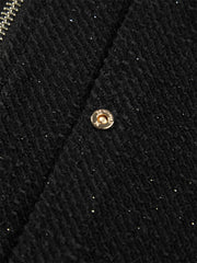 Men's Metallic Tweed Textured Commuter Jacket
