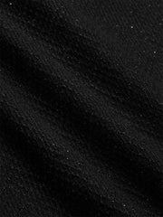 Men's Metallic Tweed Textured Commuter Jacket