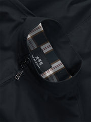 Men's Harrington Jacket with Plaid Lining