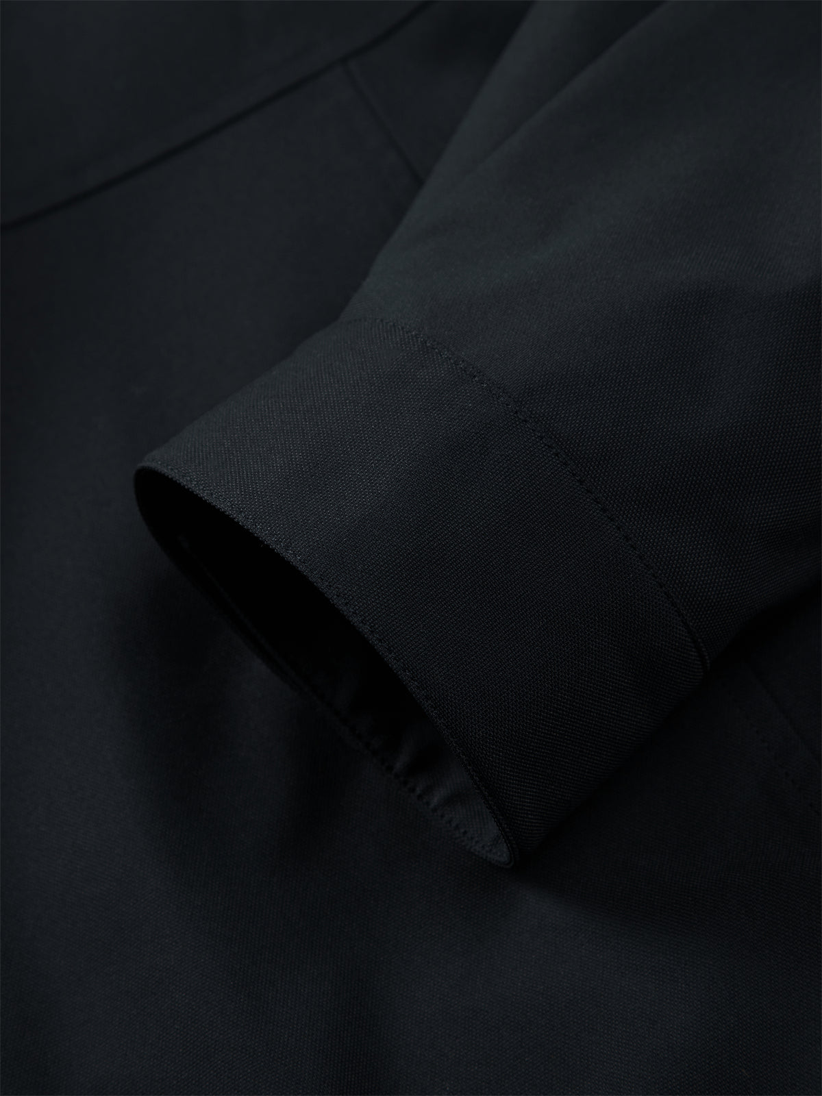 Men's Houndstooth Shirt with Contrast Topstitching